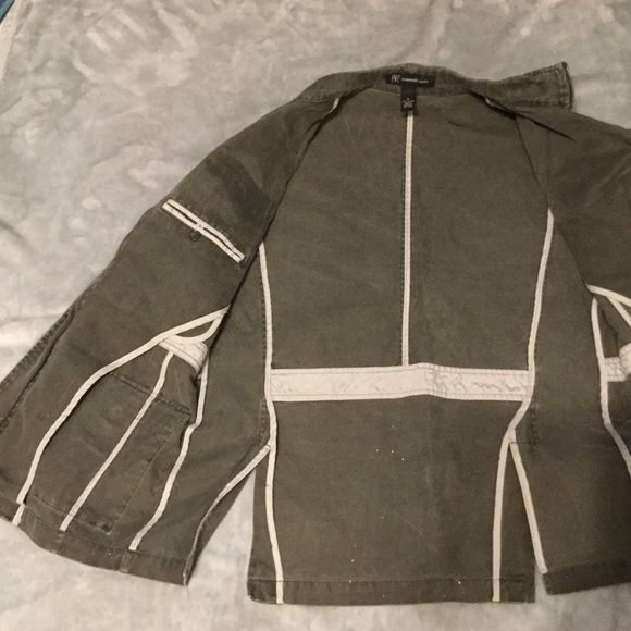 Army Green Cargo Jacket - Picture 3 of 4